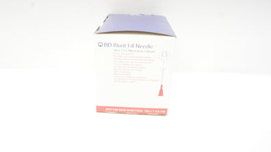 BD 305180 Blunt Fill Ndle Not For Skin Injecton 18G x 1 1/2 TW - Box of 100